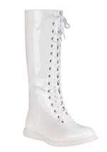 Adult White Wrestling Costume Boots