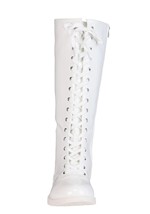 Adult White Wrestling Costume Boots Alt 2