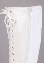 Adult White Wrestling Costume Boots Alt 5