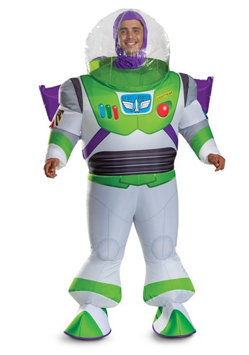 Adult Inflatable Buzz Lightyear Costume With Helme