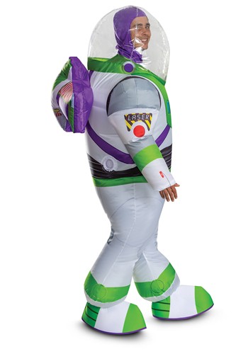 Adult Buzz Lightyear Inflatable Costume with Helmet | Toy Story Costumes