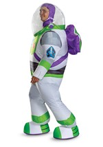 Adult Inflatable Buzz Lightyear Costume with Helmet Alt 2