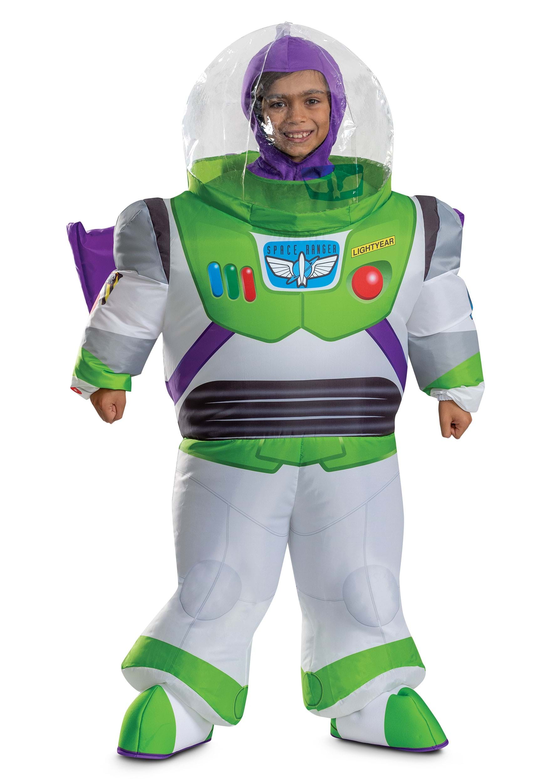 Inflatable Buzz Lightyear Kid's Costume with Helmet | Disney Costumes