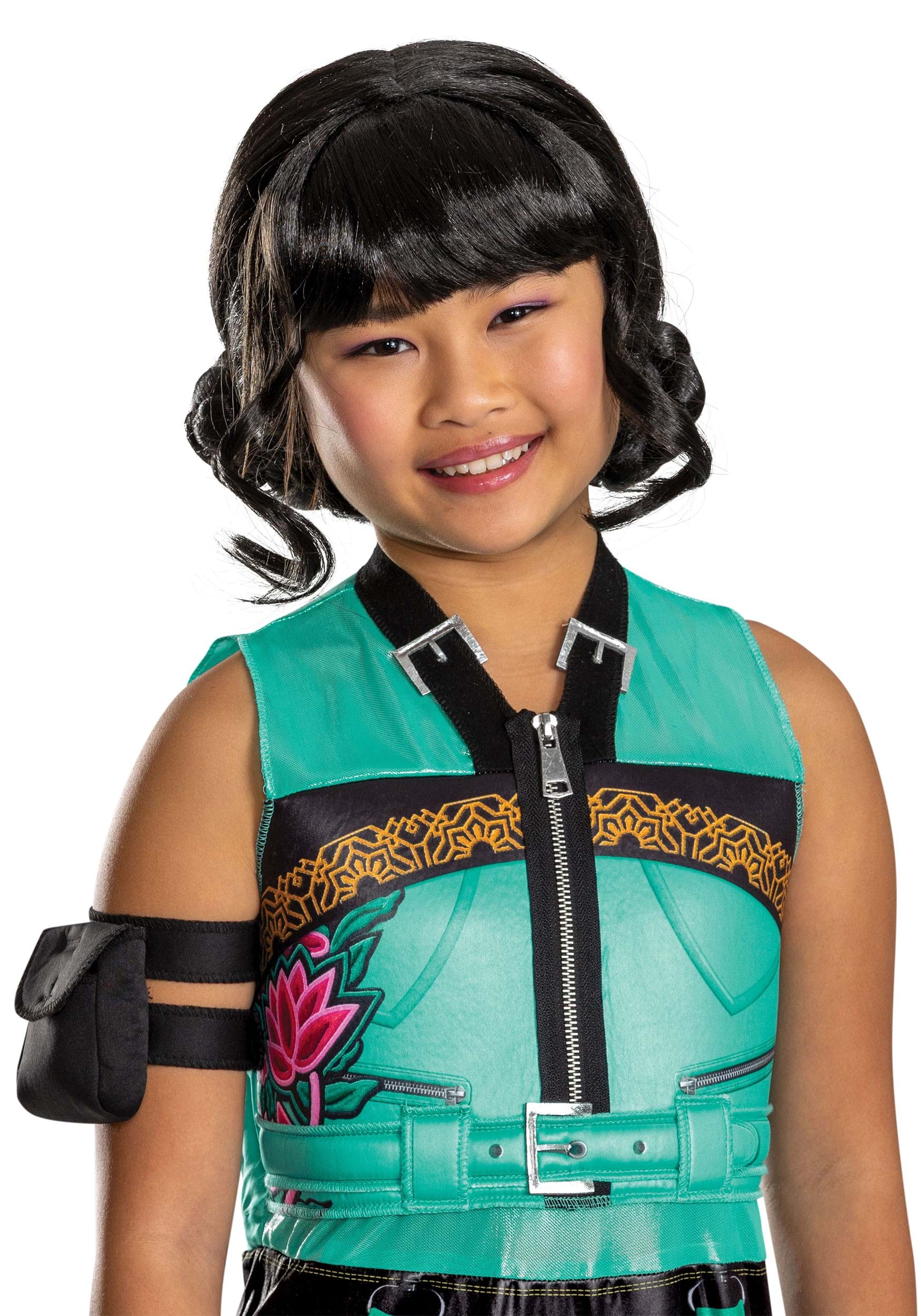 Girl's K-Pop Demon Hunters Costume Zoey Wig | Movie Accessories