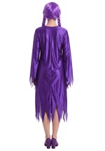 Womens Purple Merlina Costume Dress Alt 1
