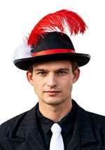 Adult Gangster Pimp Black Felt Costume Hat