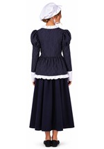 Girls Colonial Pinstriped Peasant Costume Dress Alt 2
