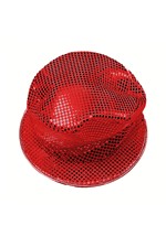 Adult Red Sequin Top Hat Accessory