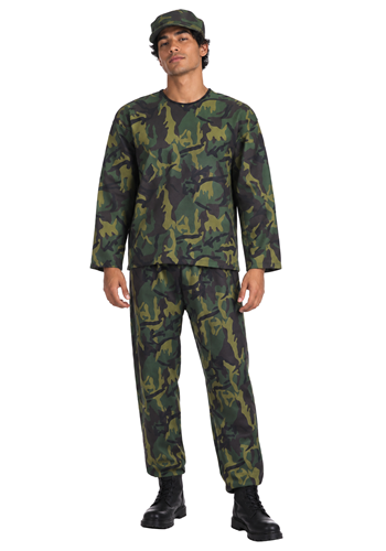 Teen Jungle Fighter Commando Costume