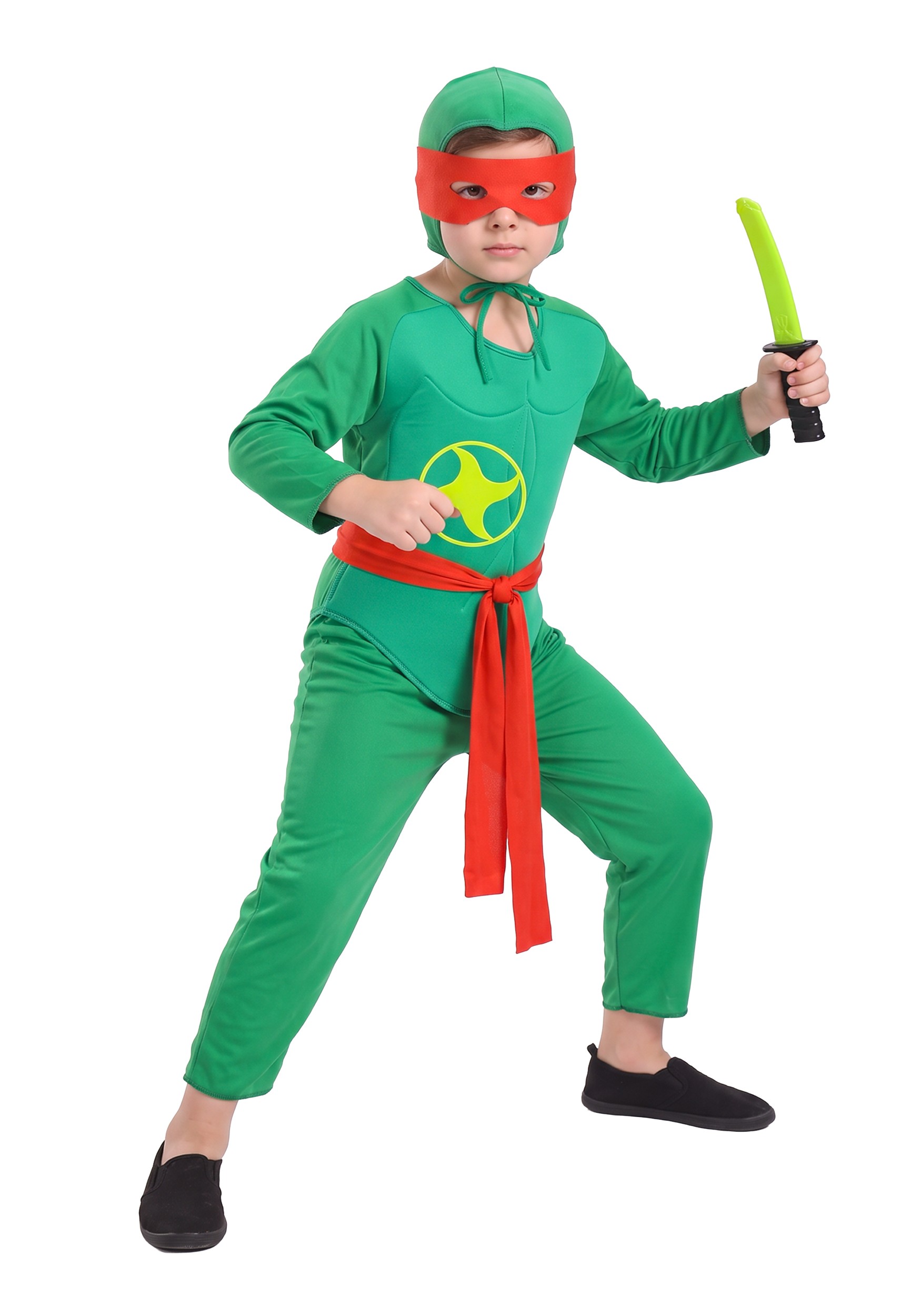 Kid's Green Ninja Warrior Costume | Ninja Costumes