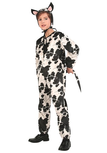 Kid's Classic Cow Costume Jumpsuit | Animal Costumes
