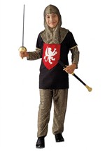 Kids MEDIEVAL KNIGHT Gold Costume Alt 1