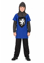 Kids Medieval Knight Blue Costume