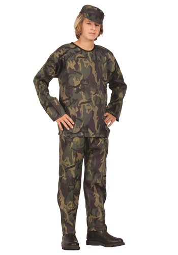 Child Commando Camo Costume | Army Costumes