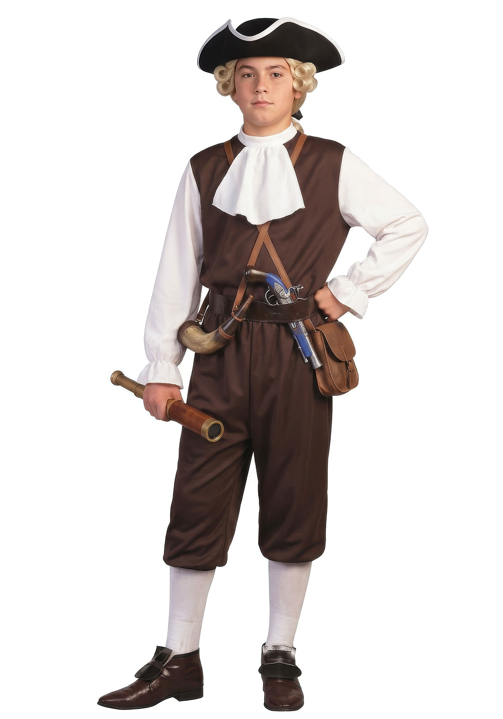 Kid's Colonial Boy Classic Costume | Historical Costumes