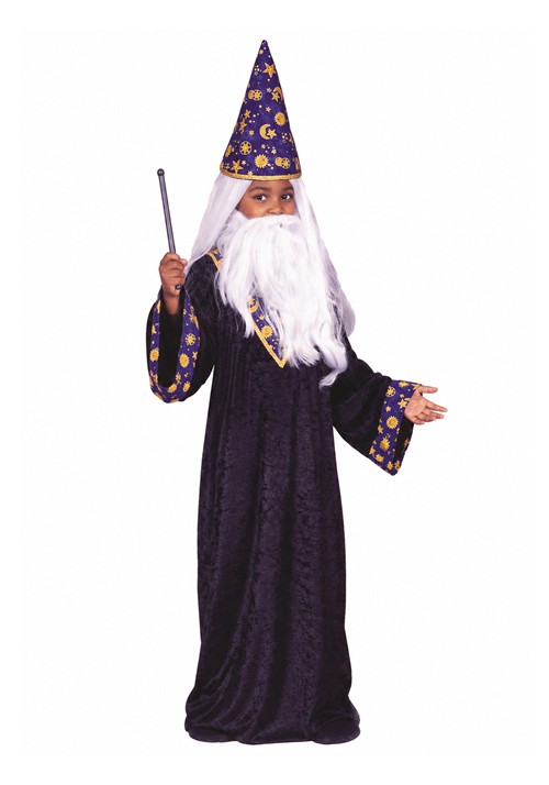 Child Magic Wizard Costume Robe upd