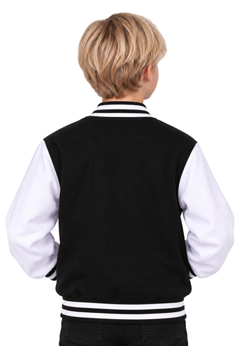 Kid's Black Letterman Jacket Costume | Sports Costumes