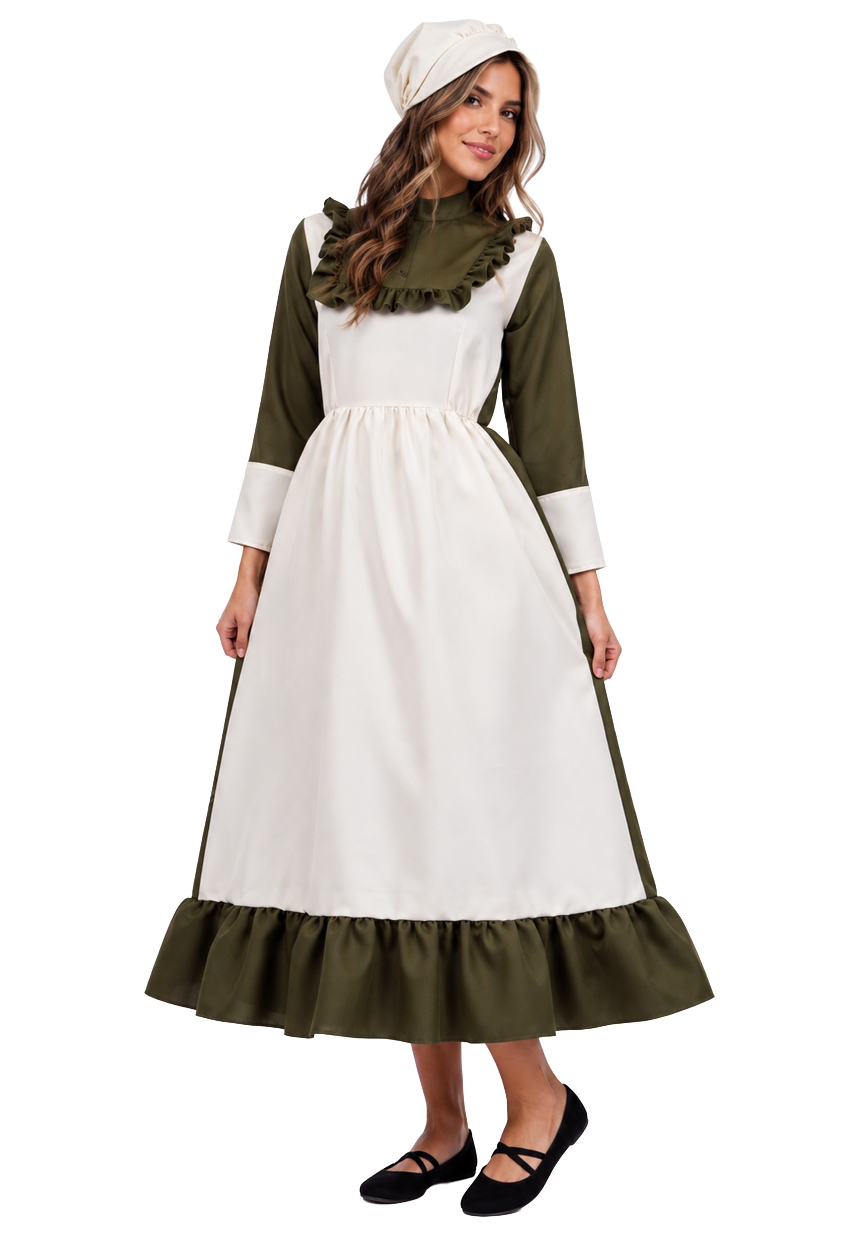 Women's Peasant Lady Emeline Costume | Colonial Costumes