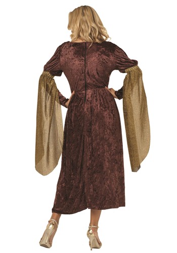 Women's Brown Renaissance Queen Costume Dress | Historical Costumes