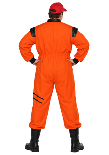Plus Size Orange Shuttle Hero Outfit Costume for Men | Astronaut Costumes