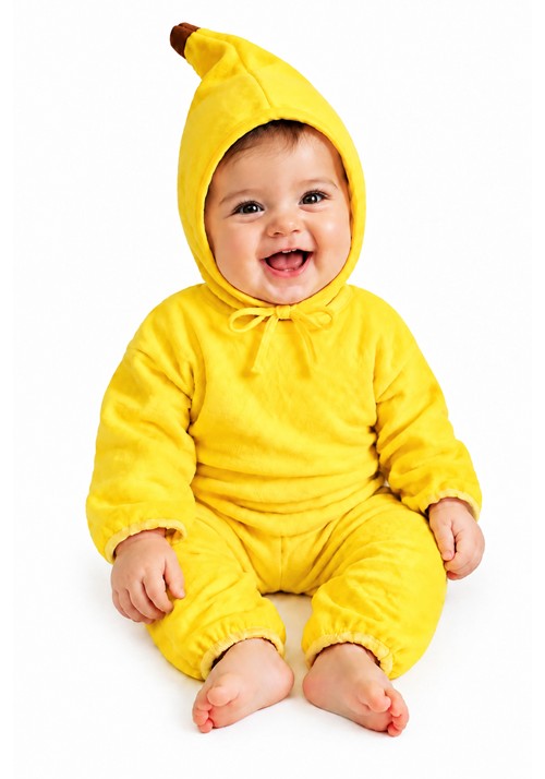 Infant Yellow Banana Pajama Costume