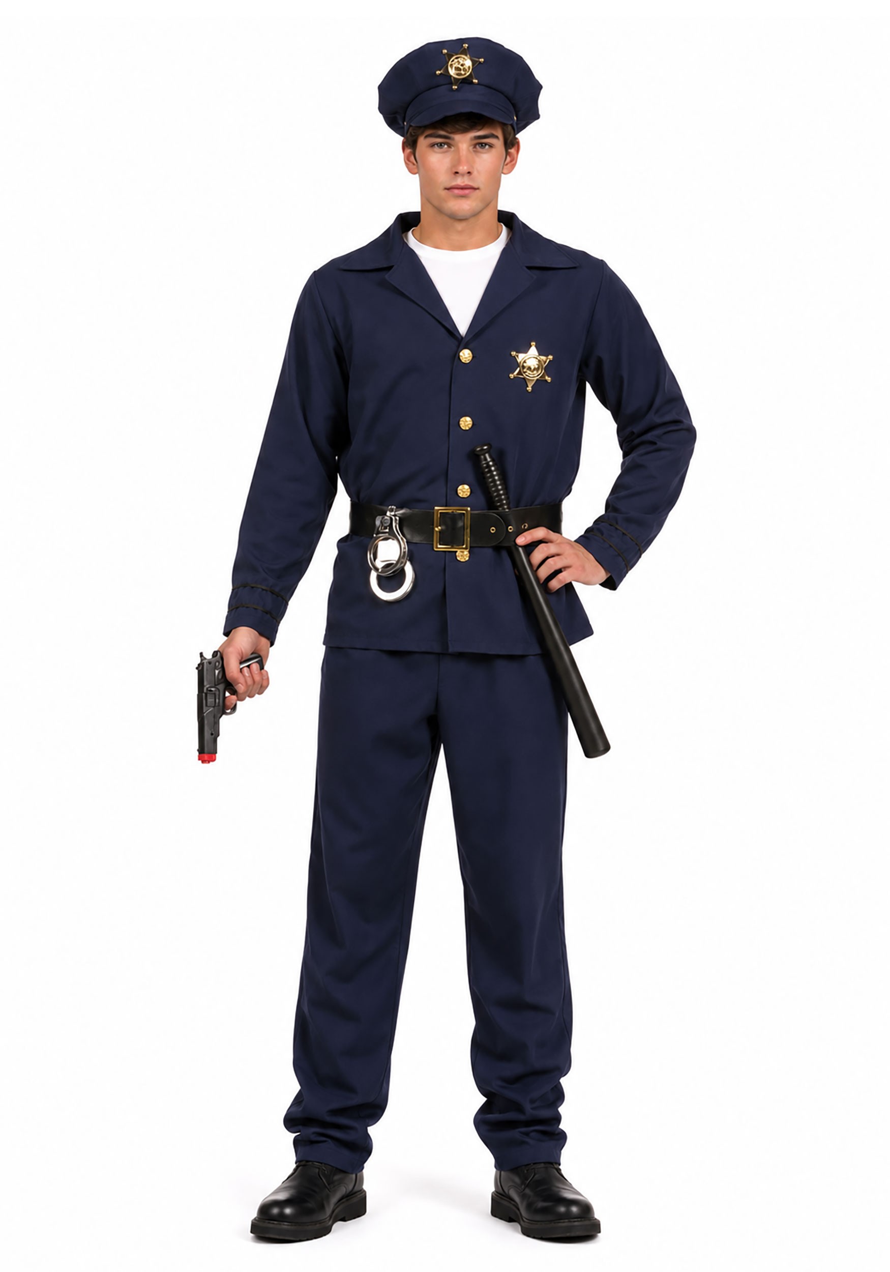 Boy's Teen Policeman Classic Costume | Police Costumes
