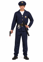 Boys Teen Classic Policeman Costume