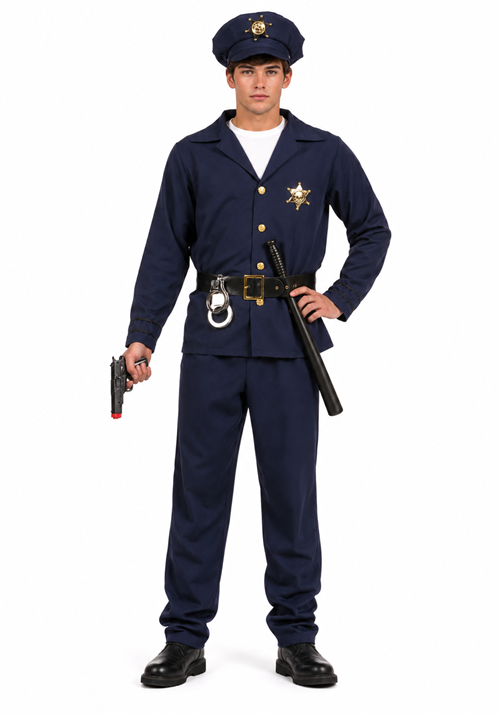 Boys Teen Classic Policeman Costume