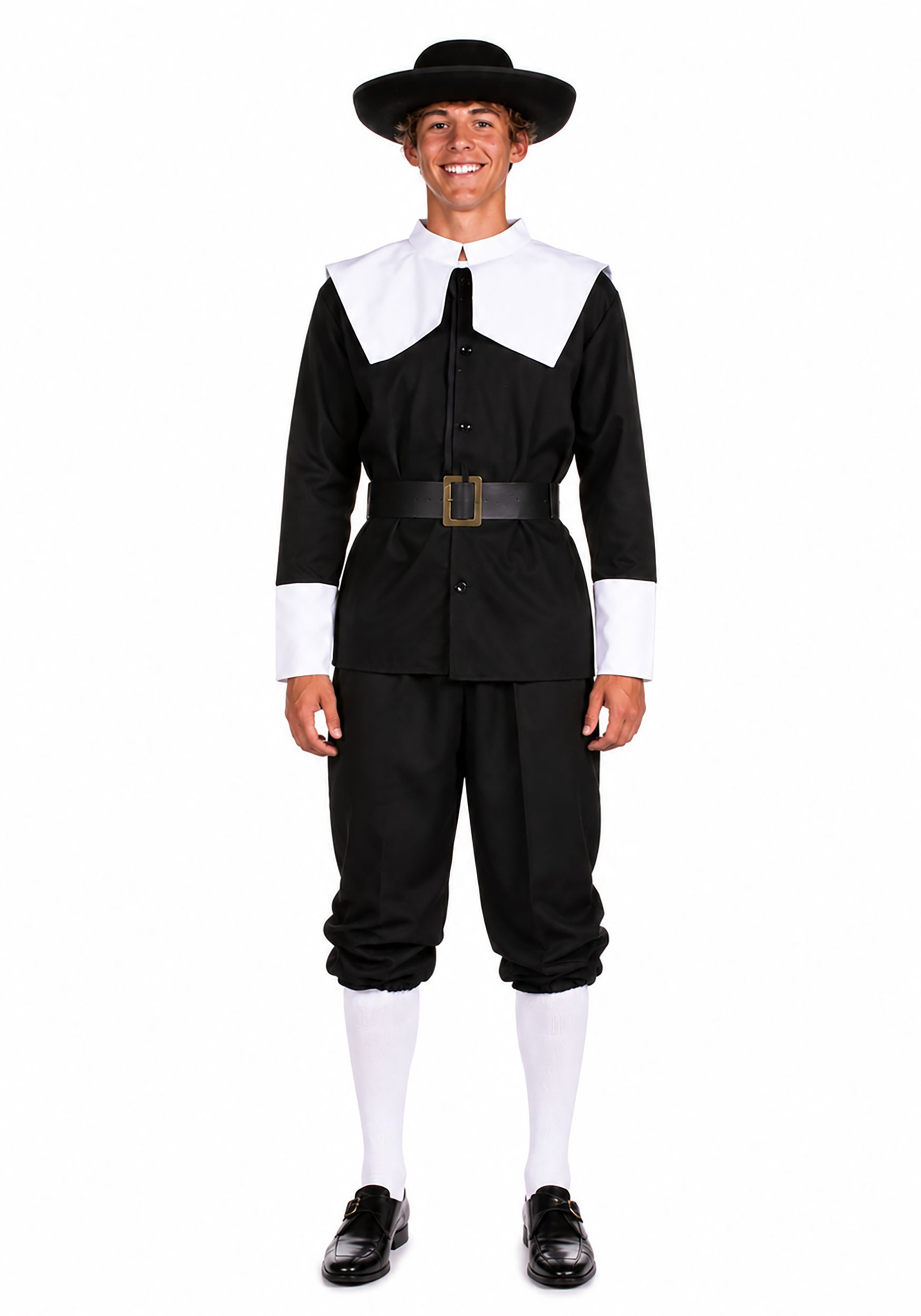 Boy's Teen Pilgrim Classic Costume | Historical Costumes