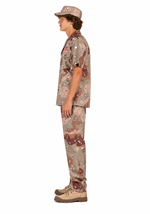 Boys Teen Desert Fox Soldier Costume Alt 3