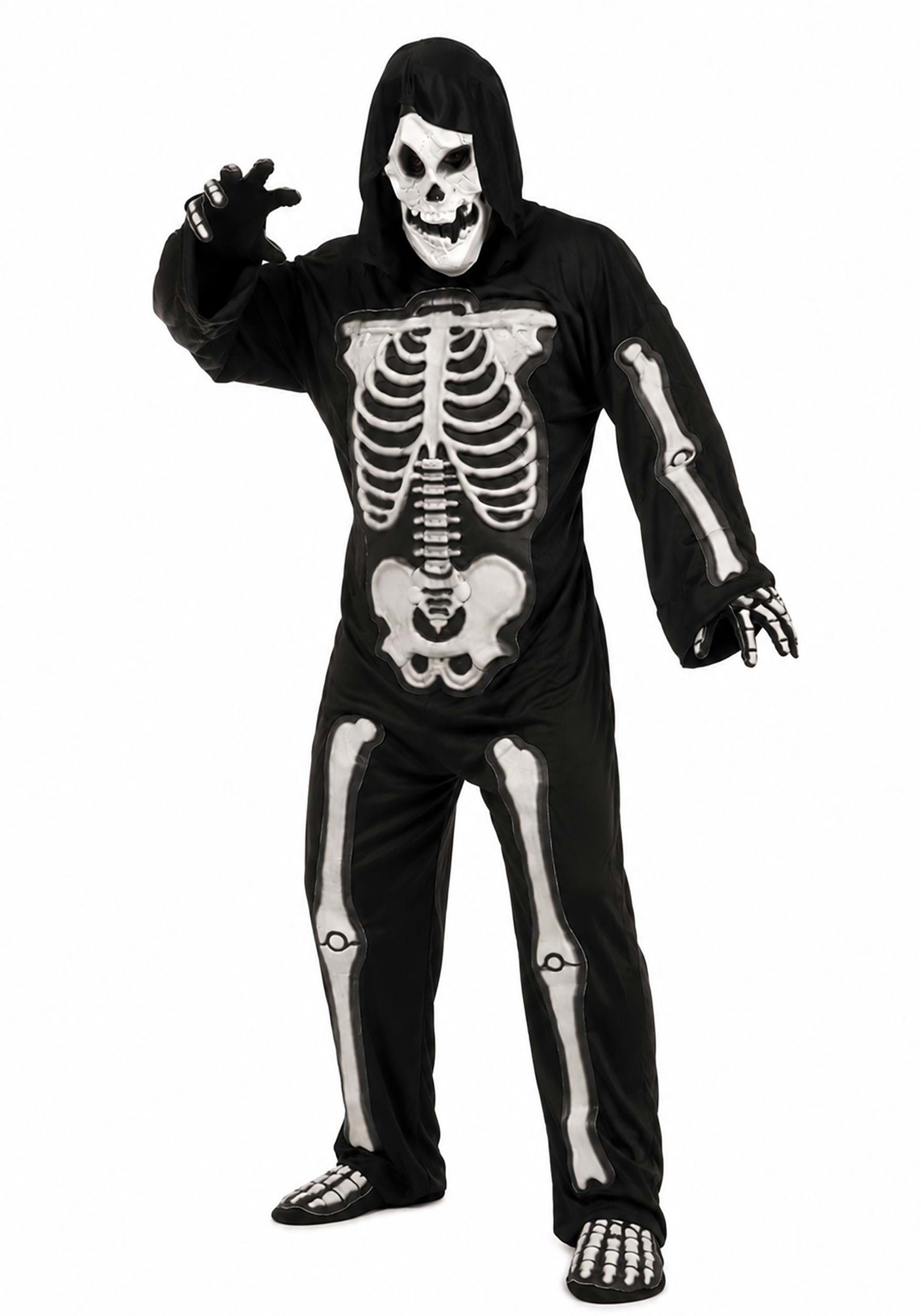 3-D Skeleton Men's Costume | Scary Costumes