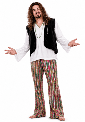 60s Hippie Mens Costume