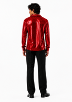 Mens Dance Fever Red Costume Alt 1