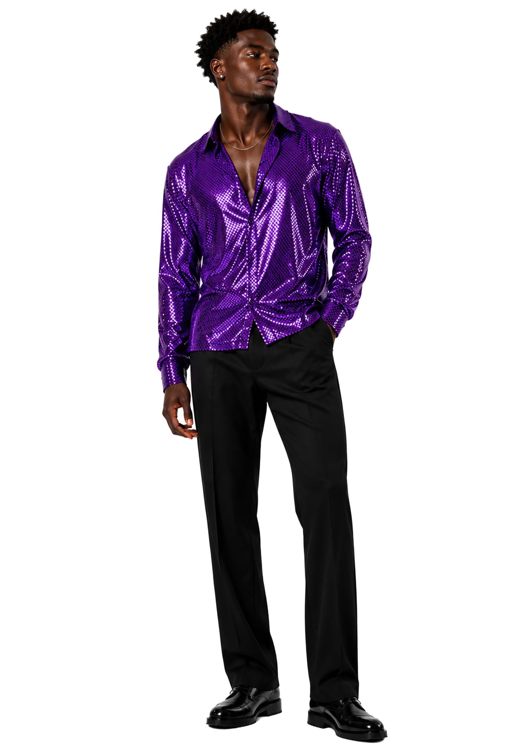 Dance Fever Purple Men's Costume | 70's Costumes