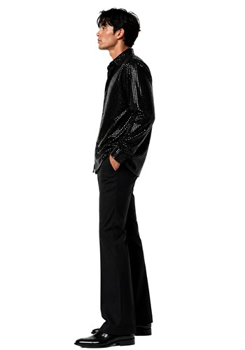 Men's Disco Black Inferno Costume | Disco Costumes