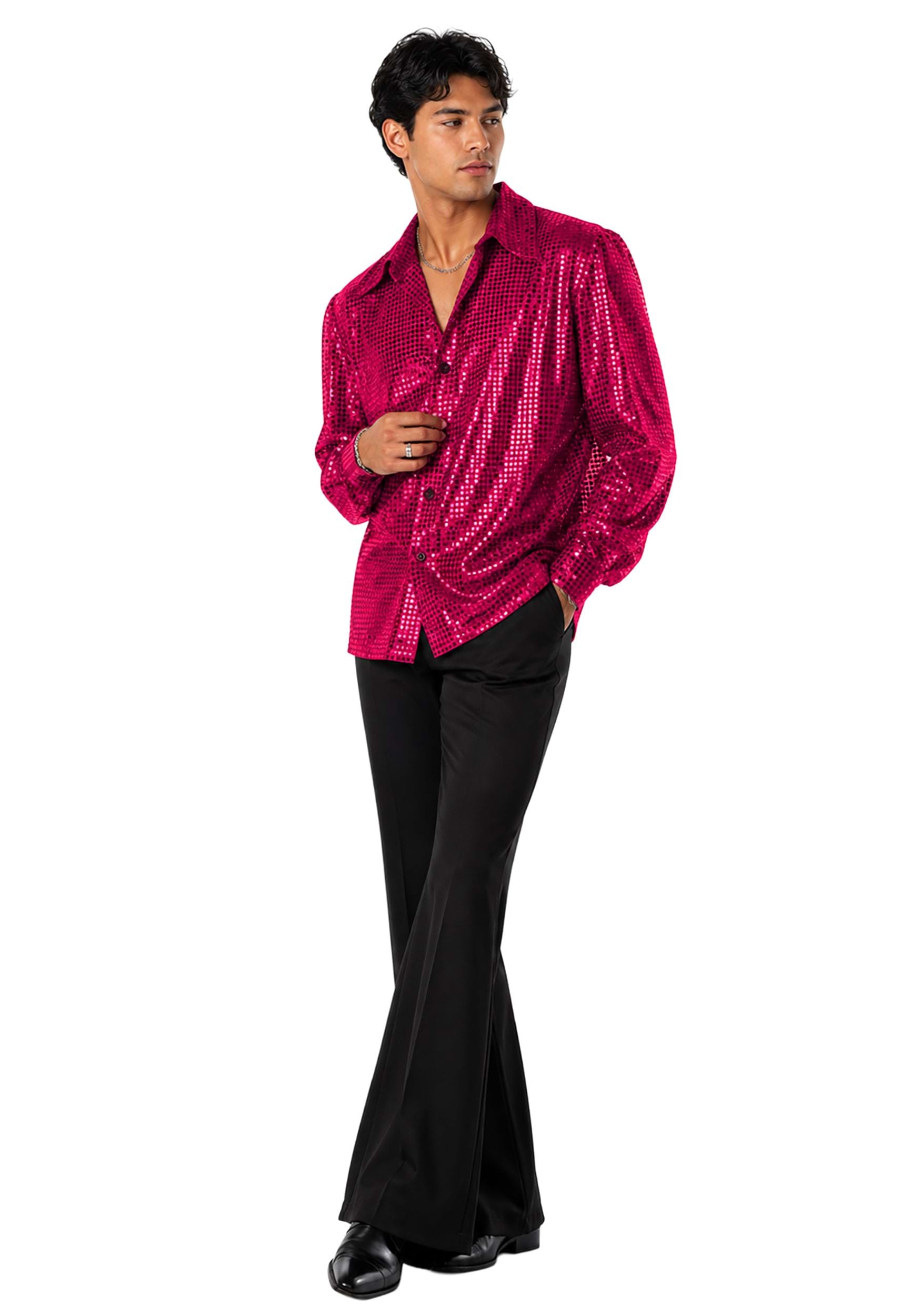 Men's Inferno Red Disco Costume | 70's Costumes
