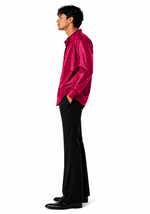 Mens Disco Inferno Red Costume Alt 2