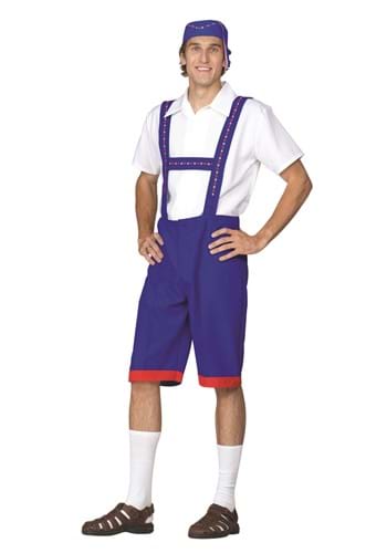 Mens Ned Nederlander Lederhosen Costume