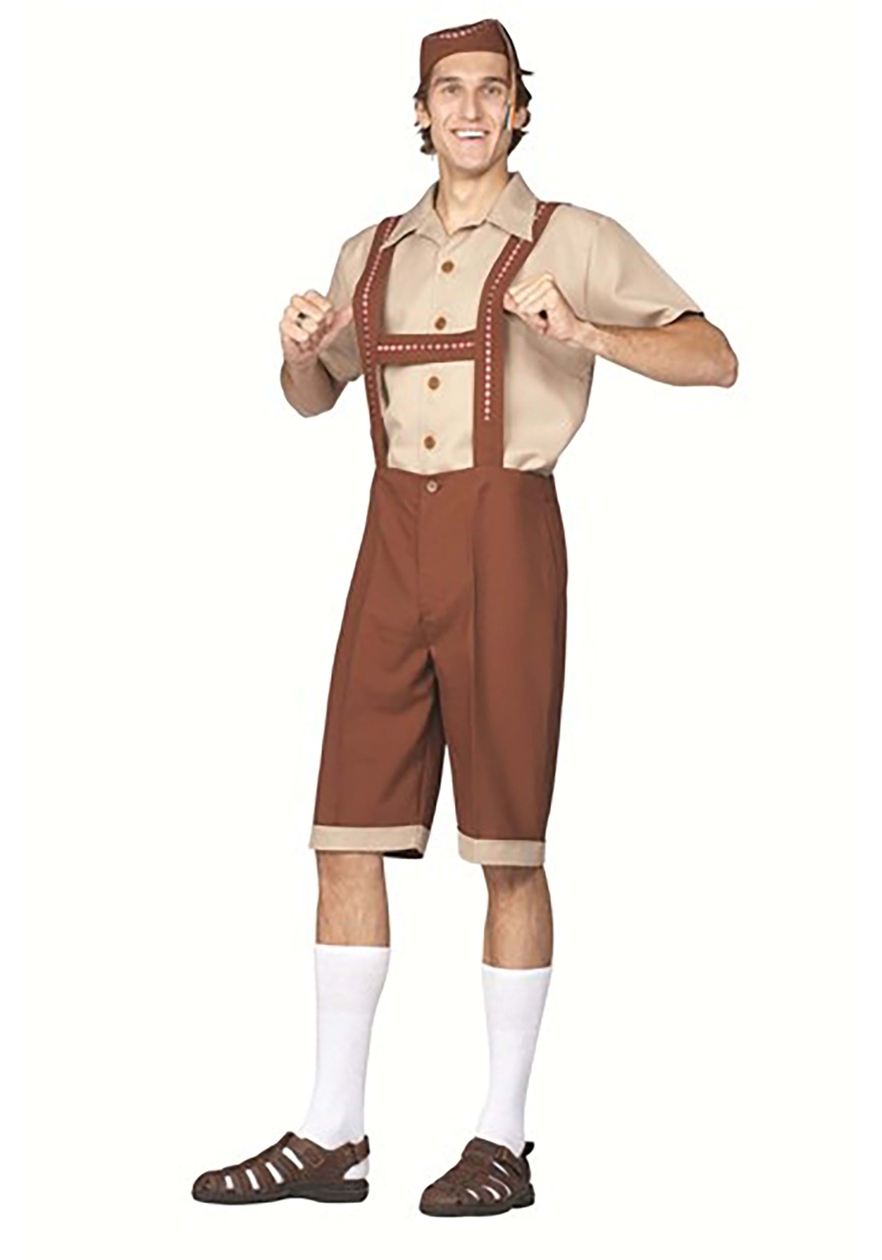 Wilhem Witbier German Lederhosen Men's Costume | International Costumes