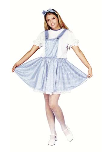 Womens Prairie Girl Short Dress Costume