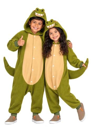 Kids Ariel the Alligator Onesie Costume 1