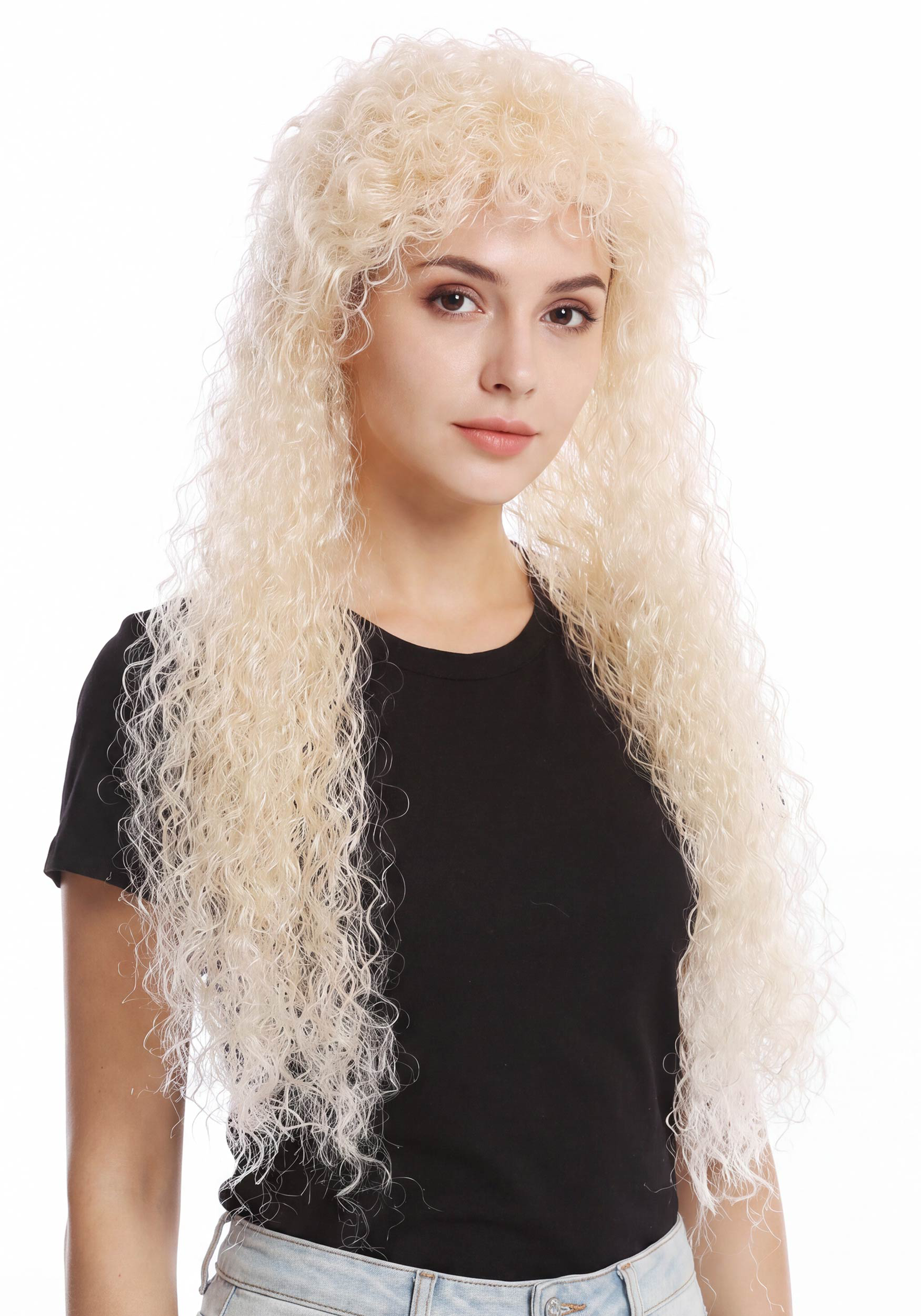 30-Inch Women's Blonde Curly Costume Wig | Costume Accessories
