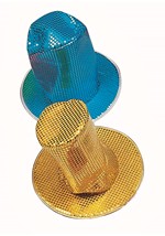Adult Gold Sequin Disco Hat Accessory Alt 2