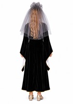 Girls Medieval Bride Black Costume Dress Alt 1