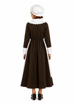 Colonial Peasant Girl Olive Costume Alt 2