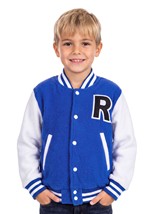 Child Letterman Blue Jacket Costume 