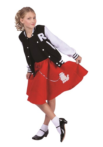 Kids Letterman Black Jacket Costume