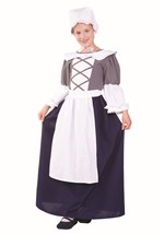 Girls Colonial Peasant Costume Alt 1