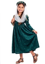 Girls Green Renaissance Princess Costume