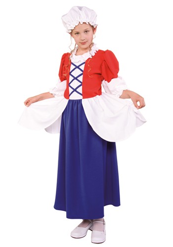 Girls Betsy Ross Costume Dress